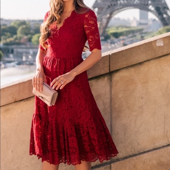 Gal Meets Glam Dresses | Iso This Gal Meets Glam Stella Raspberry Lace Dress In Size 12 Or 14 | Color: Pink/Red | Size: 12 | Jc129's Closet Gal Meets Glam Dresses | Iso This Gal Meets Glam Stella Raspberry Lace Dress In Size 12 Or 14 | Color: Pink/Red | Size: 12 | Jc129's Closet